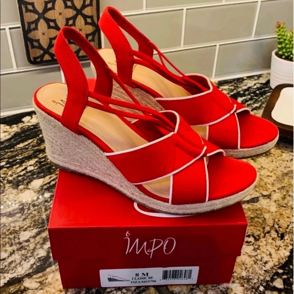 IMPO Stretch Classic Red Tiza Strappy Sandal